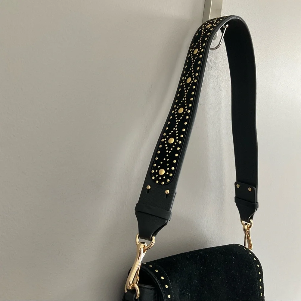 Vince Camuto Artera Saddle Leather/Suede Shoulder Bag. Like new. - Picture 8 of 13